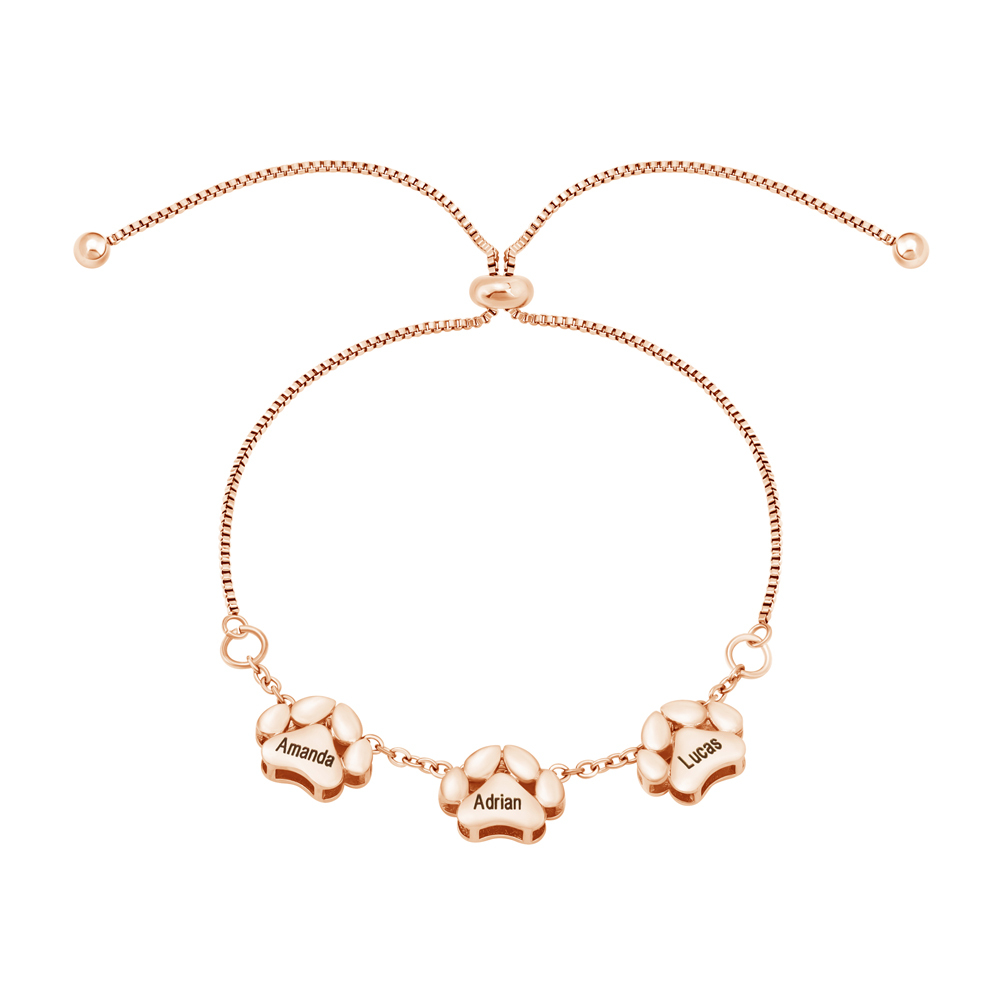 Or rose-3 pattes