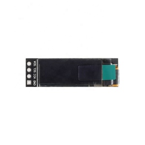 0,91 Zoll 128x32 OLED-Anzeige modul LCD-Modul Weiß IIC 12832 Ungelöteter Header SSD1306 Treiber für Arduino