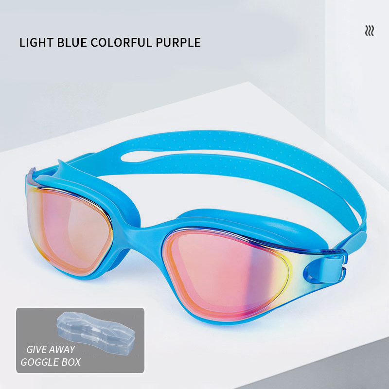 light blue colorful purple
