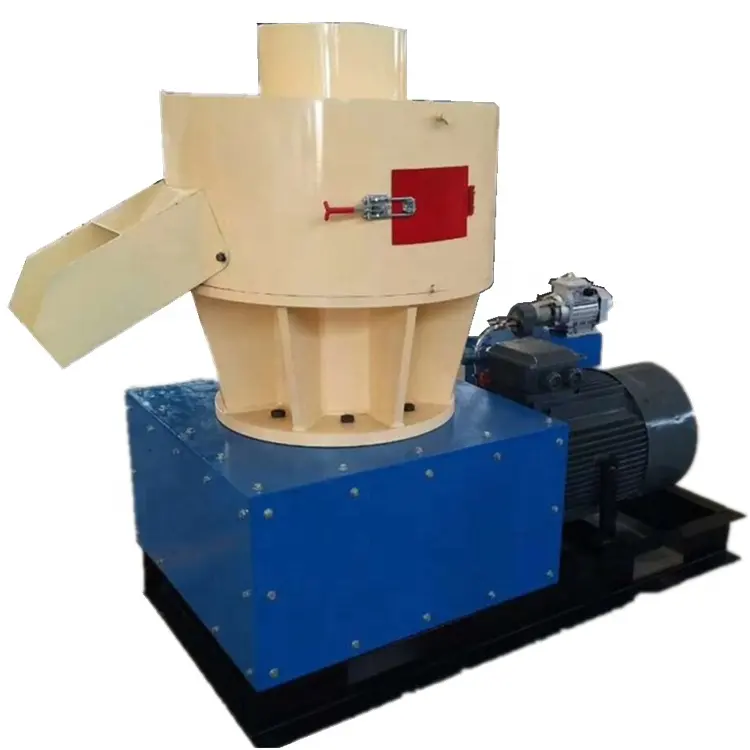 Piccola macchina automatica per pellet di legno biomassa sawdustrice paglia buccia pellet per la lavorazione del carburante