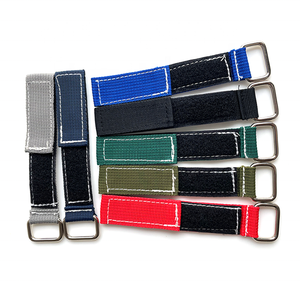 Jane Coo Reusable Fastening Tape Cable Tie <strong>Double</strong> <strong>Side</strong> Adjustable Sewing on Webbing <strong>Hook</strong> and <strong>Loop</strong> <strong>Strap</strong> With Buckle - Product Image 5