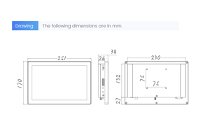 RK3568 Android 11 10,1-Zoll-Industrie-Touchpanel-PC All-in-One-Embedded-Computer 4G-Netzwerk 32G-Speicher 1000 Nits im Freien - Product Image 5