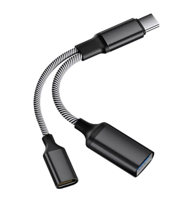 Cargador OEM y transferencia de datos OTG cable divisor USB