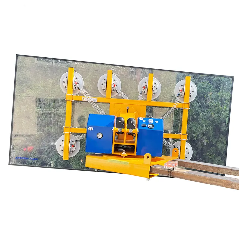 800Kg Loading Capacity Forklift Fixture Suction Cups Vacuum Lifter for Metal Sheet and Glass