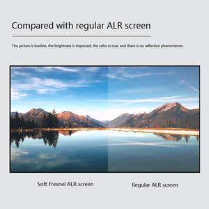 2022 New Arrival ALR Soft / Flexible Fresnel Long Throw Projection <strong>Screen</strong> <strong>Fixed</strong> <strong>Frame</strong> for Normal Focus Projector Anti Light - Product Image 5