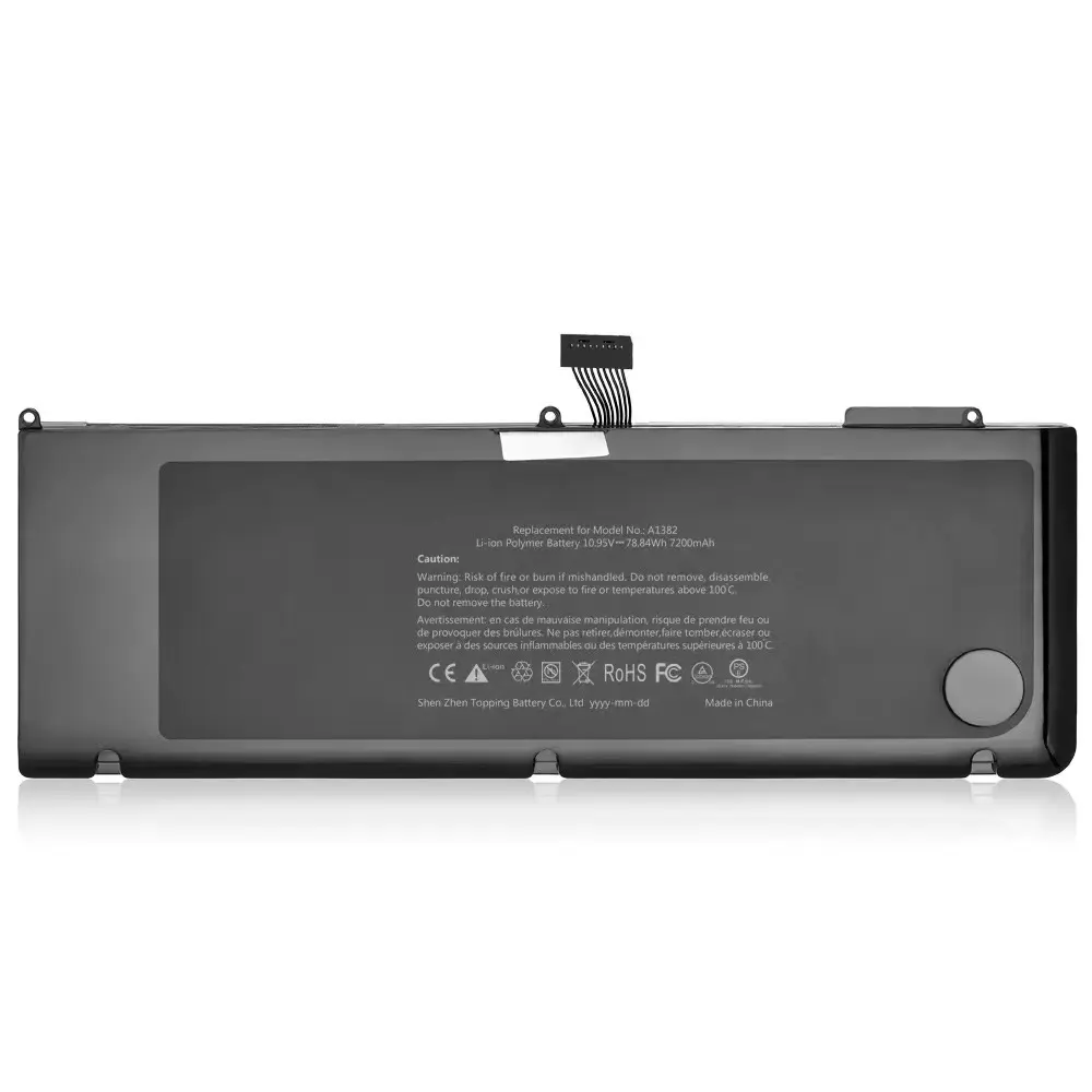 A1382 7000MAh OEMแบตเตอรี่แล็ปท็อปสําหรับMacbook Pro 15 นิ้วต้น/ปลาย 2011 กลาง 2012 สําหรับแบตเตอรี่Macbook