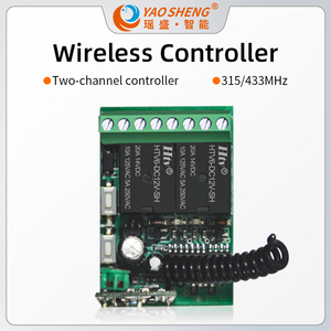 315/433 MHZ Zwei kanal iger drahtloser Controller Sender und Empfänger - Product Image 2
