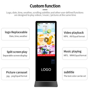 49 "Totem trí tuệ nhân tạo quảng cáo màn hình cảm ứng <span class=keywords><strong>kiosk</strong></span> với máy ảnh Microphone máy in - Product Image 2