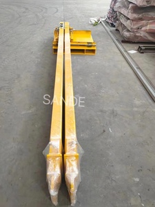SANDE Stone-Paquete de carga de losas, contenedor de descarga de losas pesadas, doble brazo de carretilla elevadora