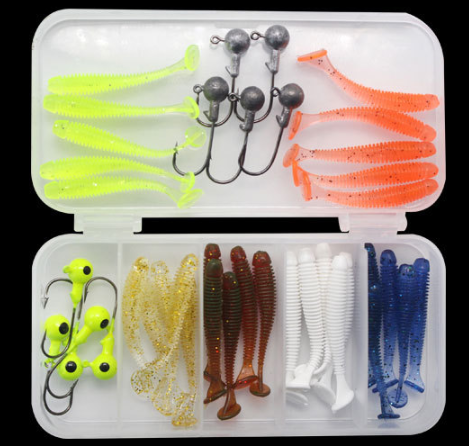 Gancho de plomo con cola de tornillo monocromático F