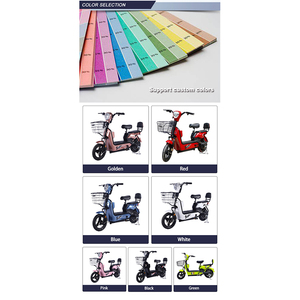 Nuova fabbrica all'ingrosso biciclette elettriche 48V 12/20Ah bici elettriche 500W 6 velocità Scooter elettrico 2 ruote bici da città