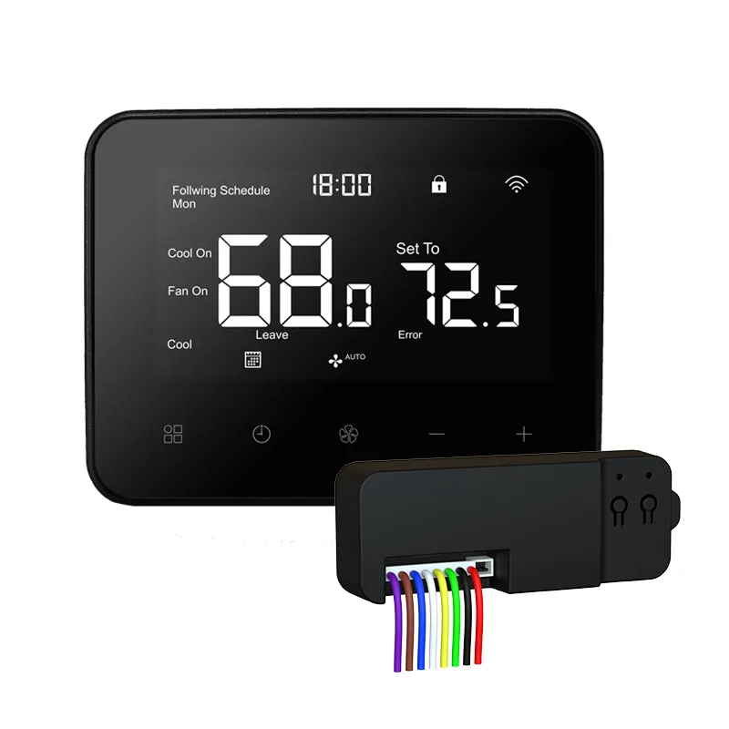 PTAC mur wifi thermostat climatisation chaleur cool télécommande