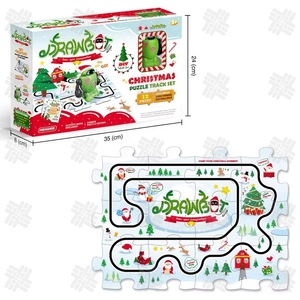 KW natale tema novità linea Tracking Robot disegno induttivo Puzzle tascabile Robot giocattolo pista Robot per bambini - Product Image 6