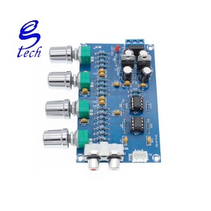 Chất lượng cao ne5532 Stereo pre-amp Preamplifier tone Board 4 kênh khuếch đại âm thanh mô-đun XH-M164 - Product Image 5
