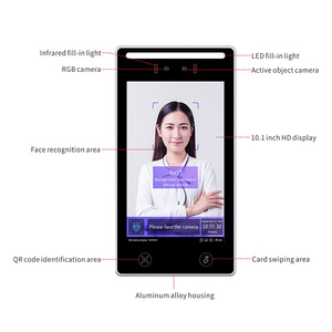 Cloud Software Face 7 Inch Binocular Face Recognition Credit Card <strong>Linux</strong> Attendance Management Access Control <strong>System</strong> - Product Image 4