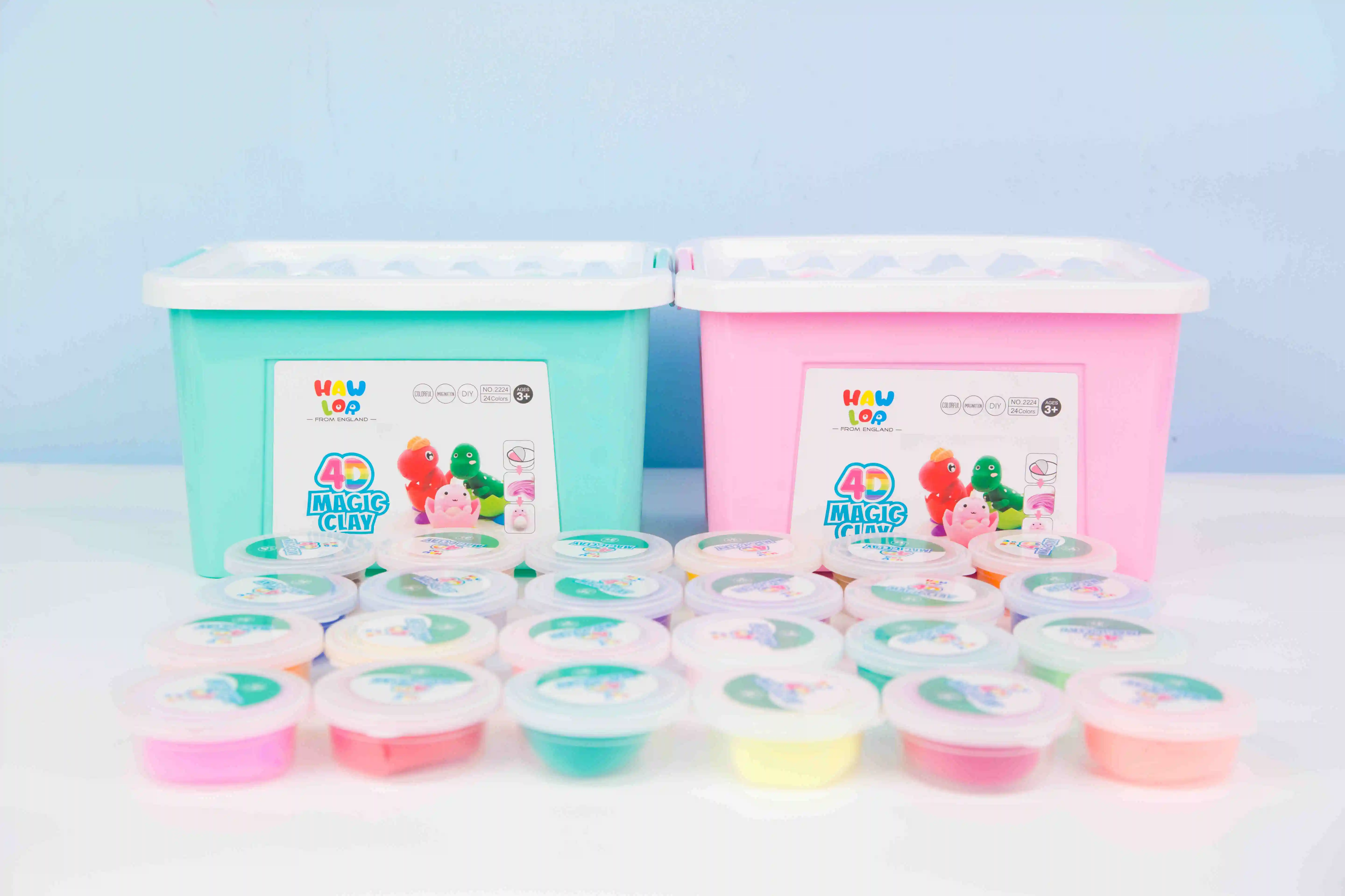High Service life Slime Kit Natural Organic Magic Bulk Colourful Sensory Play Dough Set Kids