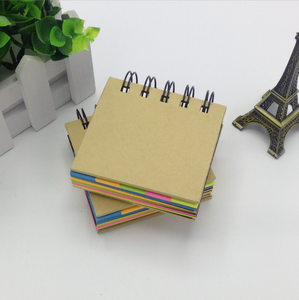 Notas adhesivas fluorescentes personalizadas de 5 colores para estudiantes libreta adhesiva espiral personalizada barata - Product Image 2