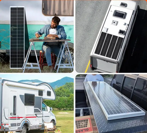 Maßge schneiderte schmale voll schwarze Solar panel Mono 10W 15W 20W 50W 120W BC Zellen Pv-Modul für Farm Fence Straßen laterne