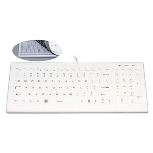Teclado de interfaz USB IKB660 de silicona resistente al agua IP68, nuevo teclado de goma OEM para uso en laboratorios industriales hospitalarios - Product Image 6