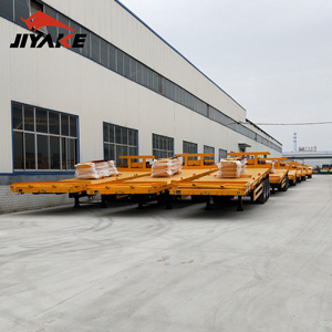 Reboque Caminhão 3/4 Eixo 40ft Flatbed <span class=keywords><strong>Container</strong></span> Flatbed Trailer <span class=keywords><strong>Export</strong></span> para África Markets