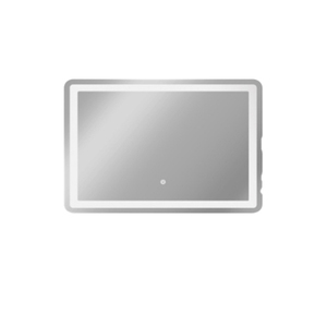 スクエア3色ライトデフォグAPPコントロールステレオLEDランプスマートミラーバスルームミラーLEDライト付き - Product Image 1