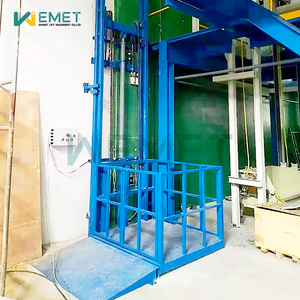 Elevador de almacén de material eléctrico, piso de plataforma de carga de elevación de nueva condición para industrias minoristas, mesas de carga y descarga