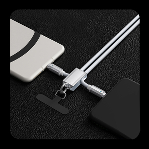 สายไนลอน2ใน1, สายชาร์จเร็วสาย USB C TO Type-C ใช้ได้กับ iPhone 16 15 14 Pro Samsung-สำหรับอุปกรณ์ iOS สายข้อมูล - Product Image 5