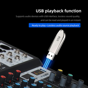 ステージ用のUSBBluetoothリバーブ録音モニター機能を備えたプロフェッショナル16チャンネルステレオオーディオコンソールミキサー - Product Image 5