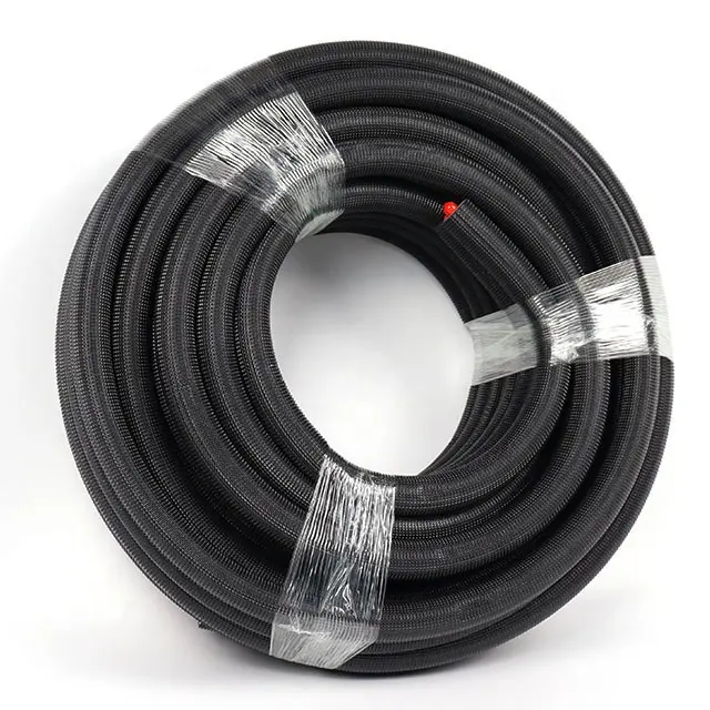 Wholesale Factory Price AC Copper Pipe Black PE Insulated Copper Pipe Line Sets