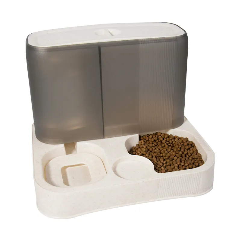 Dispenser air dan pengumpan hewan peliharaan kapasitas besar grosir air mancur pengumpan otomatis kucing untuk hewan peliharaan