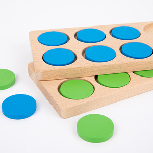 木製番号パズルソーティングモンテッソーリおもちゃ形状ソーティングカウントゲーム就学前の数学学習おもちゃ幼児用 - Product Image 4