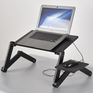 Portable Metal Folding Laptop PC Table Adjustable Height Foldable <strong>Computer</strong> Desk for Home or Office Use - Product Image 2