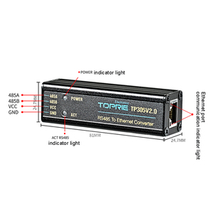Herramienta de conversión de protocolo Modbus RS485 a Modbus TCP/IP IoT Gateway Ethernet RJ45 RS485 Convertidor de puerto serie