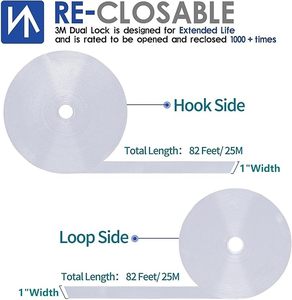 Best Selling Heavy-Duty Branco Nylon Gancho <span class=keywords><strong>Loop</strong></span> <span class=keywords><strong>Tape</strong></span> Auto-adesivo pegajoso Voltar Roll