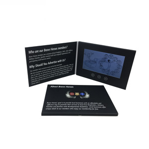 Custom <strong>LCD</strong> <strong>Display</strong> Video Brochure Card 7 Inch A5 Video Advertising Business Card <strong>With</strong> Large Capacity <strong>Memory</strong> - Product Image 3
