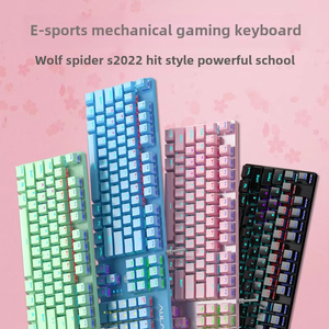 Mini Teclado retroiluminado RGB personalizado con interfaz USB de diseño lindo Último Lanzamiento de fábrica para uso de oficina para computadora portátil - Product Image 2