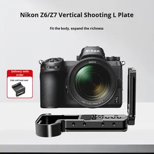 สำหรับกล้อง Nikon Z6 Z7กระจก DSLR, ปล่อยอย่างรวดเร็วอุปกรณ์เสริมฐานแผ่น L สำหรับการถ่ายภาพแนวตั้งในแนวนอนรองเท้ากรงกระต่าย - Product Image 3