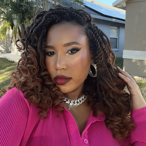 14 inch Boho <span class=keywords><strong>Havana</strong></span> <span class=keywords><strong>Twist</strong></span> Crochet hộp Bím Tóc Ngắn <span class=keywords><strong>Bob</strong></span> 12 rễ cho Ombre Nâu tổng hợp nhiệt độ cao sợi bện tóc - Product Image 3