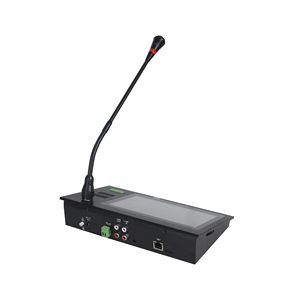 Professionale TCP/IP PA Sistema SIP Rete Tavolo A Collo D'oca di Paging Microfono 7 pollici Touch Screen Stazione di Chiamata con Citofono - Product Image 4