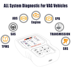 Ancel VD700 OBD 2 Escáner de diagnóstico de coche Analizador de motor eléctrico Lector de código con 1 año de garantía Última versión en inglés" - Product Image 6