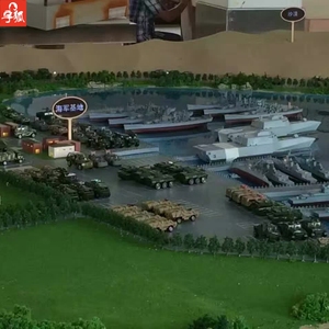 工业城市规划和军事仿真项目定制现代三维地形浮雕沙盘模型 - Product Image 2