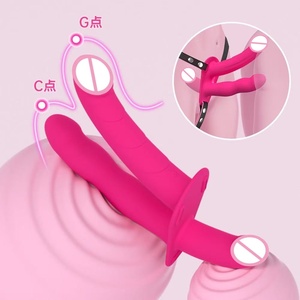 Remote Control seks Lesbian dapat dipakai Dildo besar Butt Plug Anal Dildo Vibrator mainan seks untuk pria wanita - Product Image 3