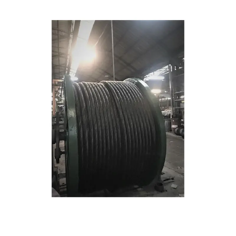 Hot Selling Galvanized 36 Mm Remer826Kp 8 Strands Stainless Steel Wire Ropes Use For Container Cranes