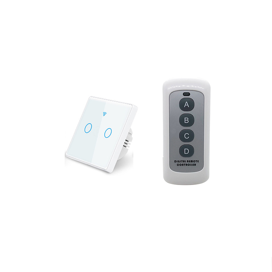 White wifi 2 gang+4 gang Remote control