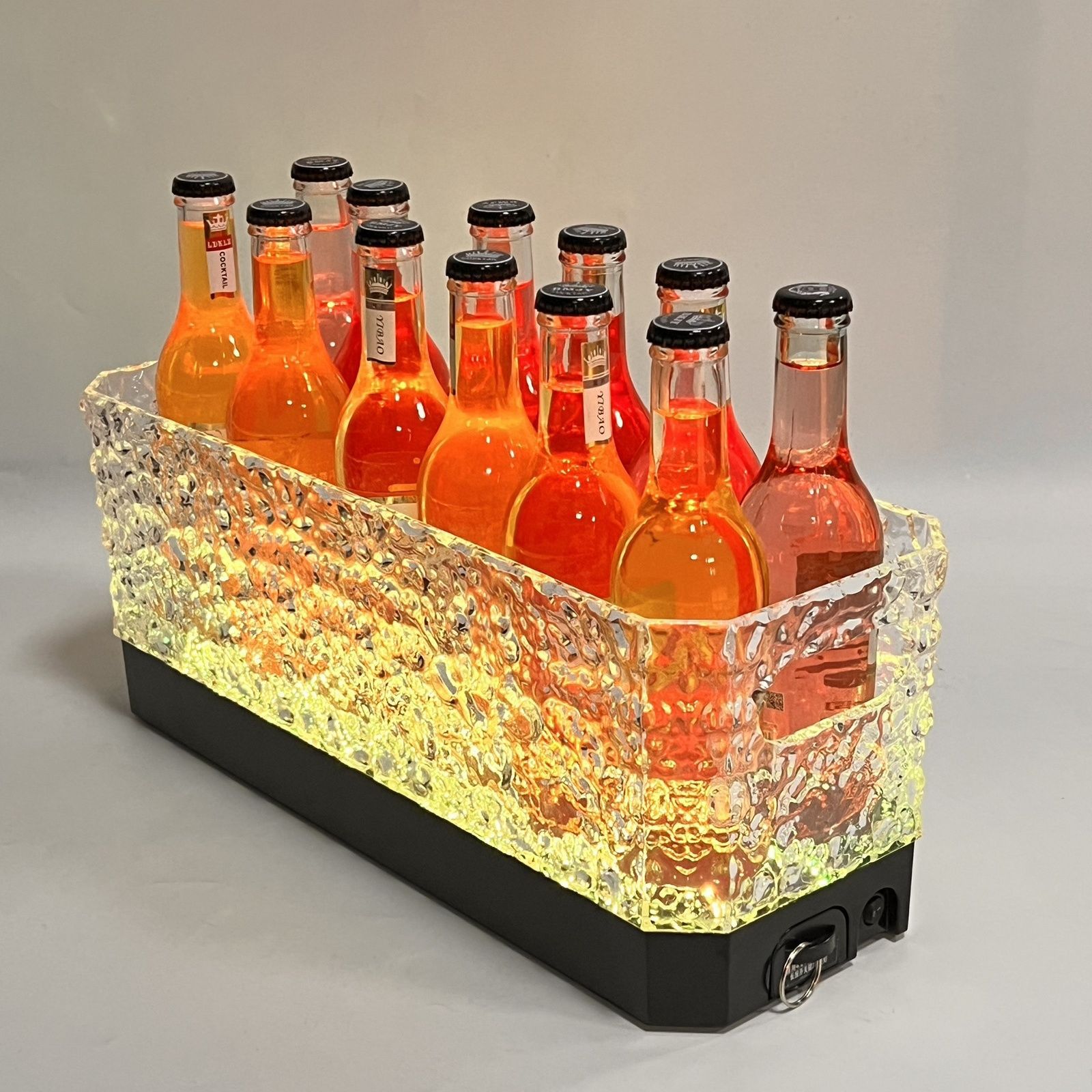 12 Bottles - Yuanbao Ice Texture (Yellow Light)