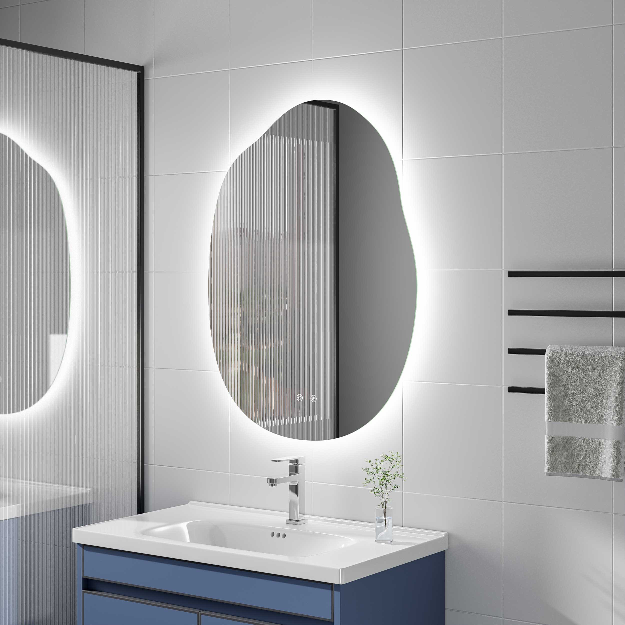 Irregular Bathroom Mirror