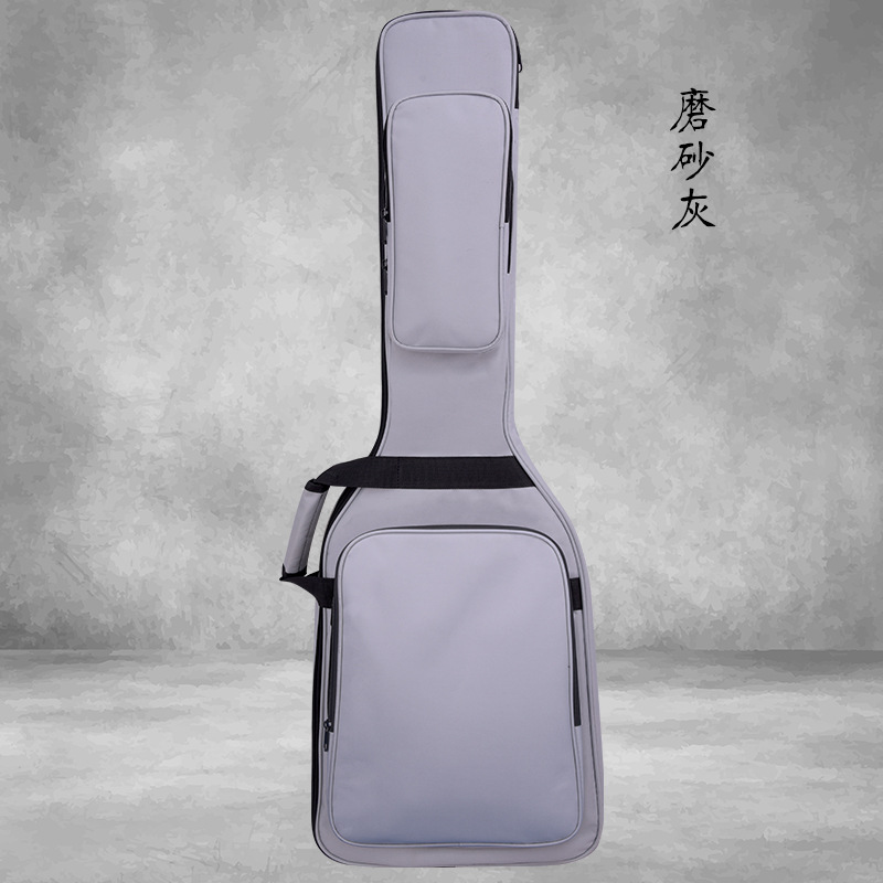 กระเป๋าเบสไฟฟ้าอัพเกรด สีเทา + หมอน