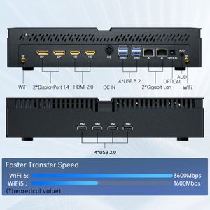OEM oyun mini pc 13th Gen i9 1313rtx 4070 12G/4060Ti 8G Mini oyun bilgisayar i5 13pcipcie4.0 kule bilgisayar masaüstü i7 WiFi6 - Product Image 4