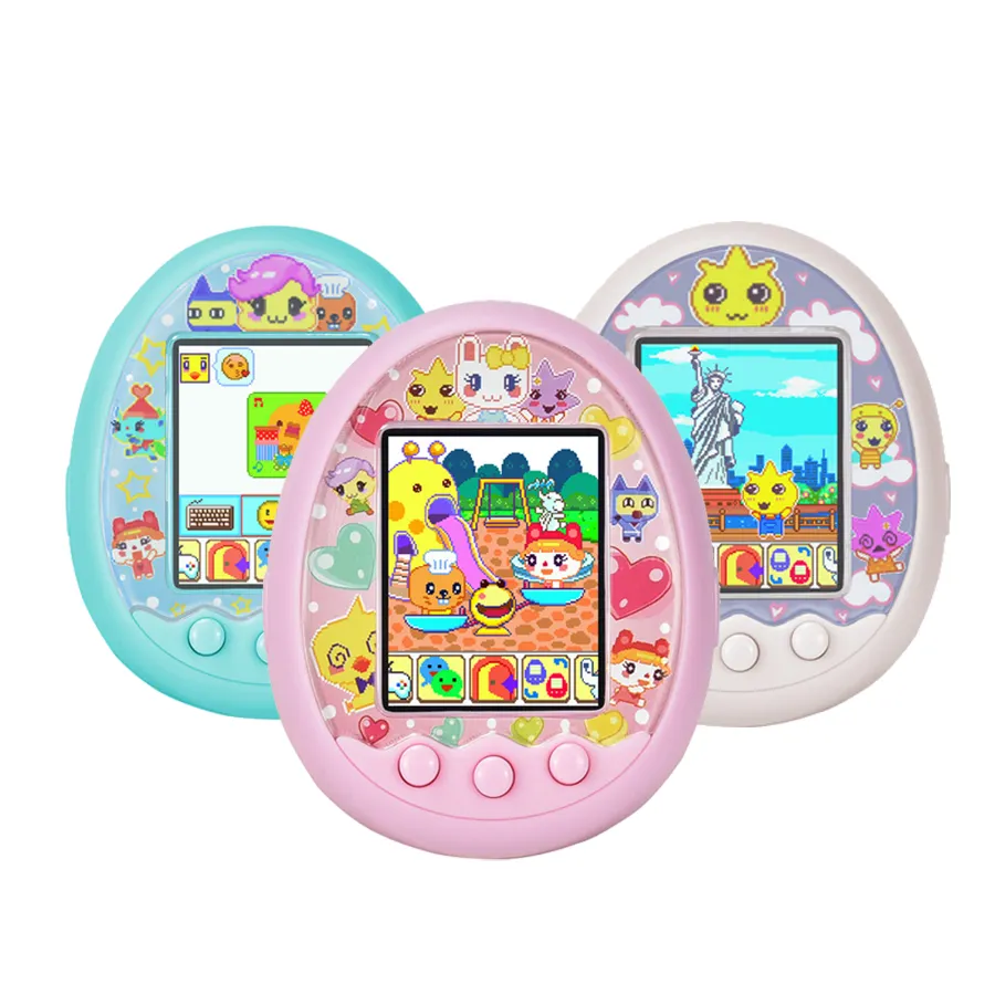 Brinquedo tamagotchis para crianças, tamagotchis divertido, animais de estimação, brinquedo eletrônico, animal de estimação, virtual, interativo, tela hd, e-pet, 2022