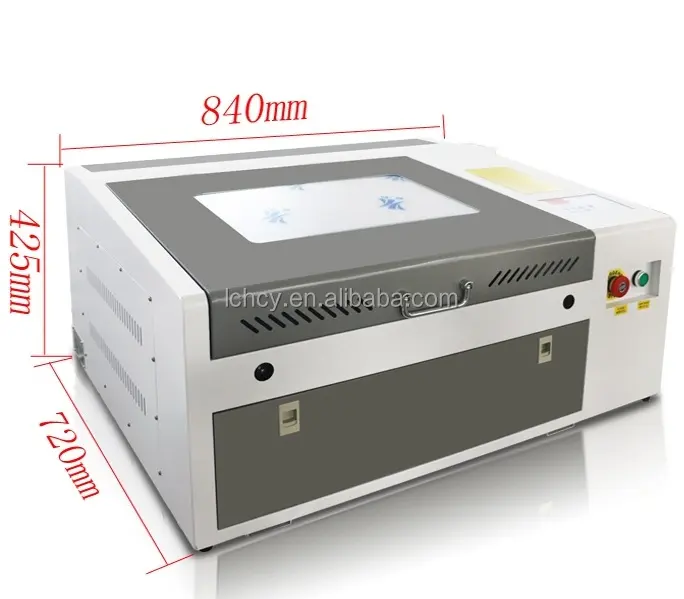 40*40cm Laser Engraving Machine M2 Control Software Electric Lifting 20cm Long Parts Through from Back to Front Lower Cost
